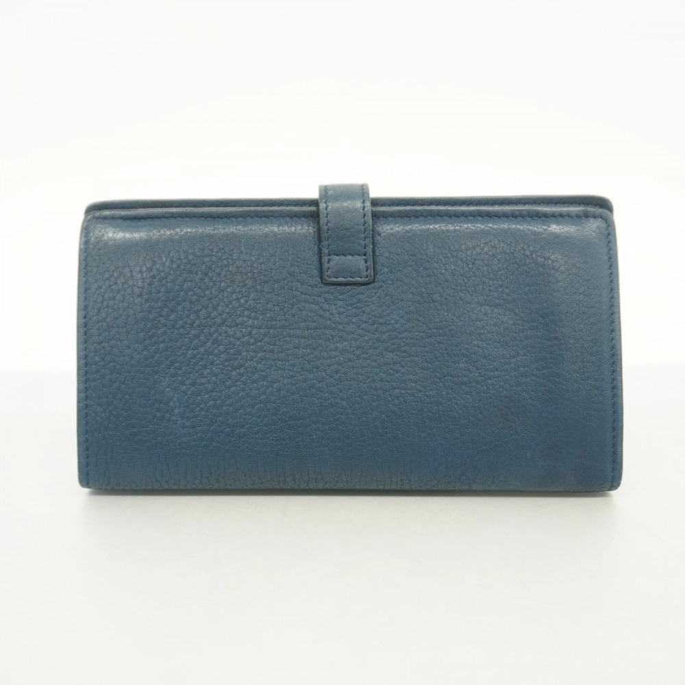 CHANEL Authentic Blue Leather Wallet - Picture 10 of 10